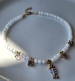 Girocollo giada e charms - immagine 2