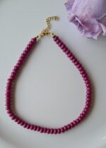 Girocollo giada fucsia