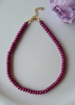 Girocollo giada fucsia - immagine 2
