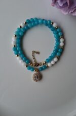 Collana con giada e pendente di cristallo - immagine 2