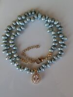Girocollo Perle azzurro
